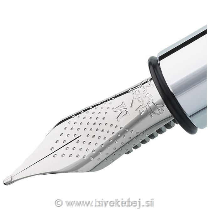 Nalivno pero Ambition" OpArt črno-peščen