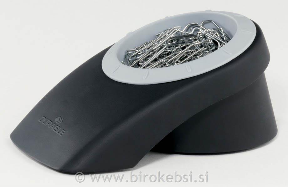 Posodica za papirne sponke (7713), črna