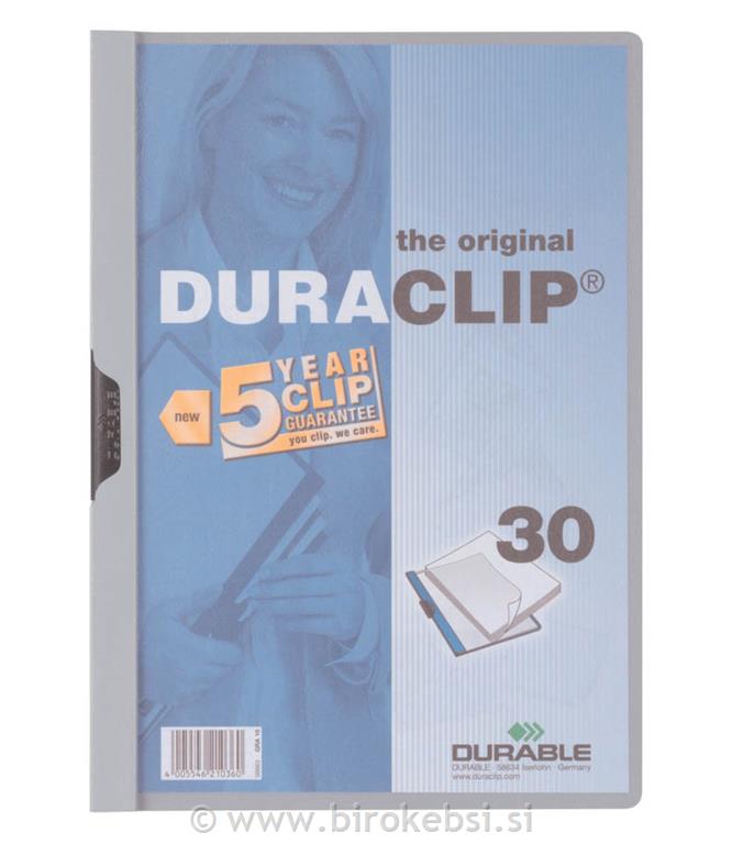Mapa Duraclip (2200) A4 siva