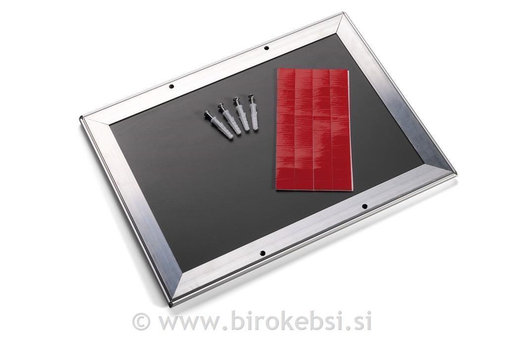 Durable Aluminijast okvir Snap A3, srebr