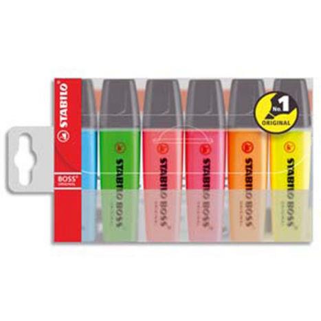 MARKER STABILO BOSS 1/6 GARNITURA 70