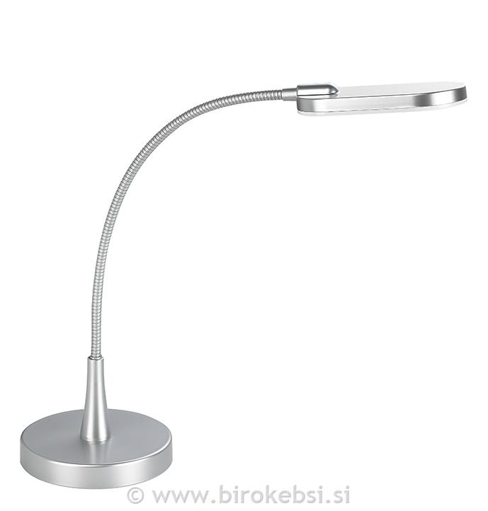 Pisarniška LED svetilka 9081, srebrna