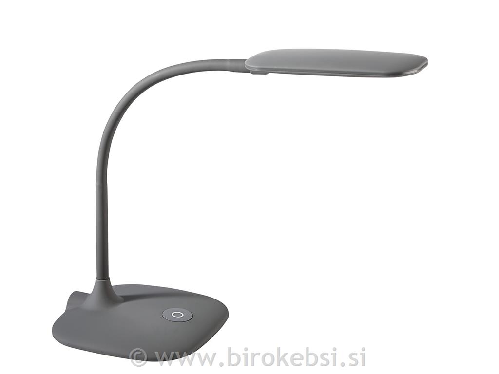 Pisarniška LED svetilka 9082, siva