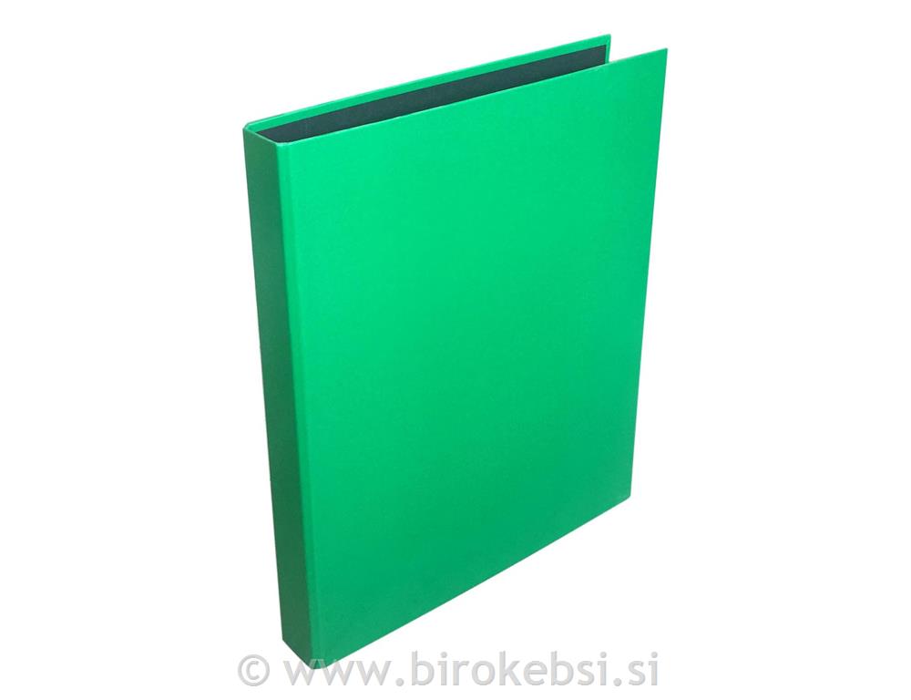 Rinčna mapa A4, 2 rinki, zelena