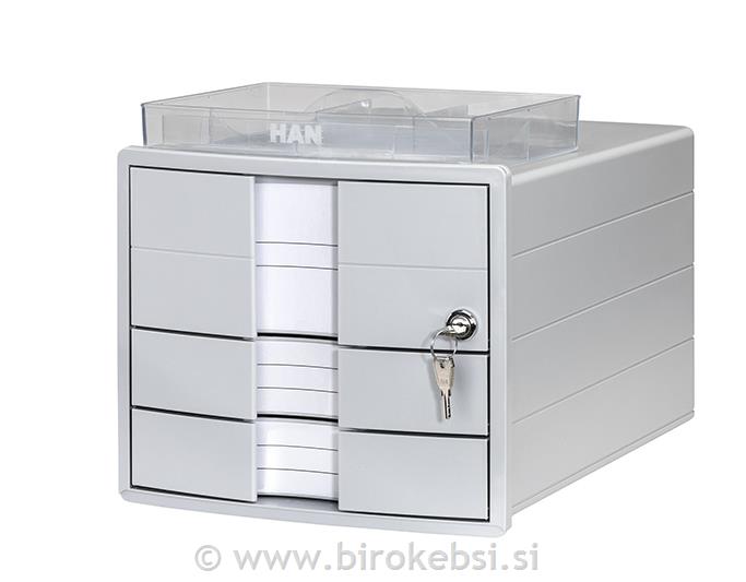 Predalnik IMPULS zaprt 2+1 siv