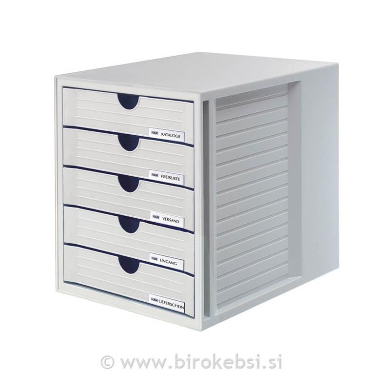 Predalnik SYSTEM BOX zaprt, siv