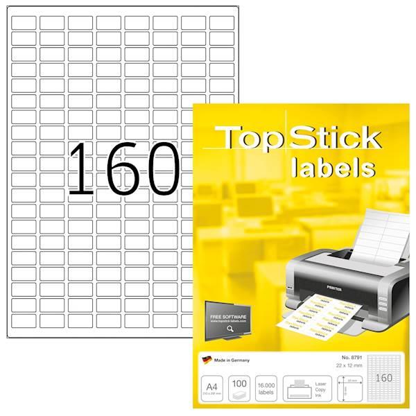 ETIKETE TOPSTICK 22x12 100 pol