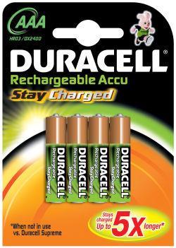 BATERIJA DURACELL LR3 AAA 1/4 rechargea.