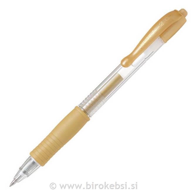 Gel roler G-2 0,7 metallic zlat