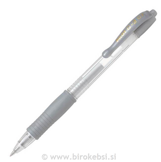 Gel roler G-2 0,7 metallic srebrn