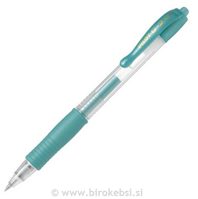 Gel roler G-2 0,7 metallic zelen