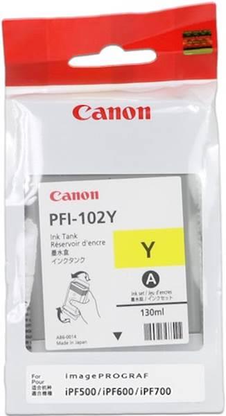 ČRNILO CANON PFI-102 YELLOW