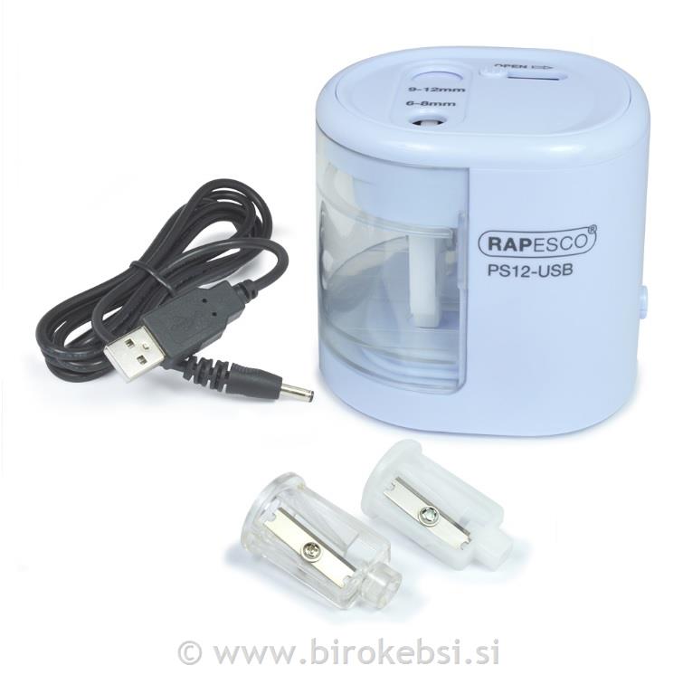 Šilček baterijski Rapesco 6-12mm USB PS
