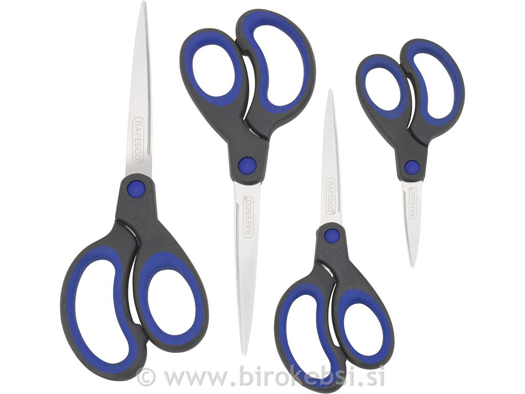 Škarje set Soft grip , 13,3/16,5/19,8/21