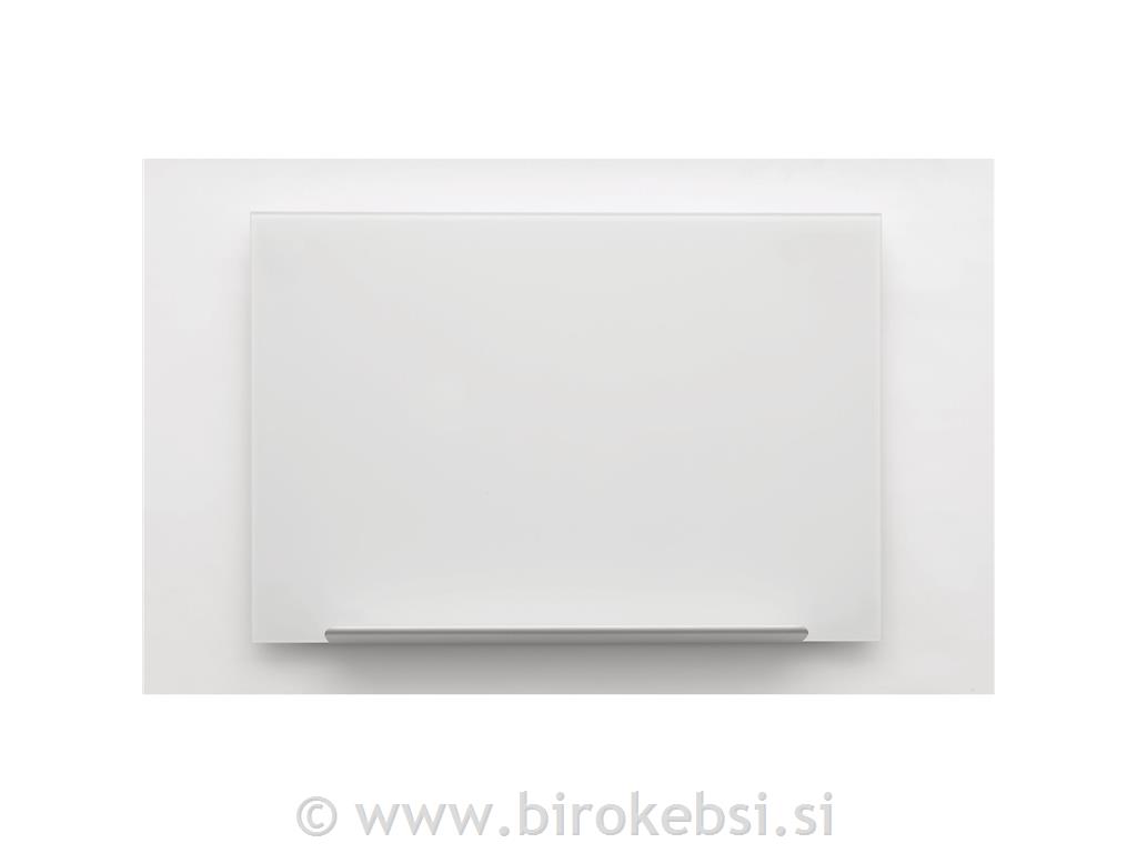 Steklena tabla Diamond 67,7x38,1cm bela