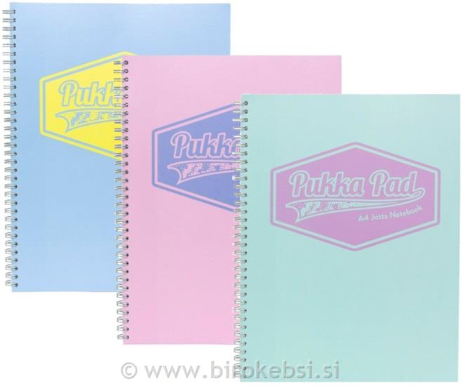 Blok špirala Pukka Pad Jotta pastel A4+