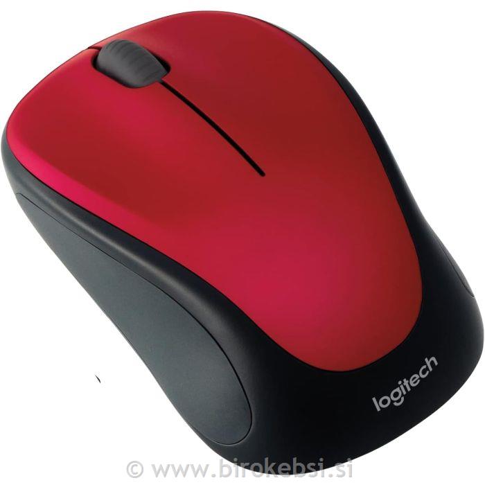 MIŠKA LOGITECH CORDLESS M235WL rdeča