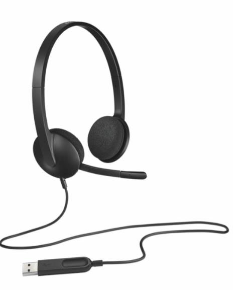 Slušalke Logitech USB Headset H340