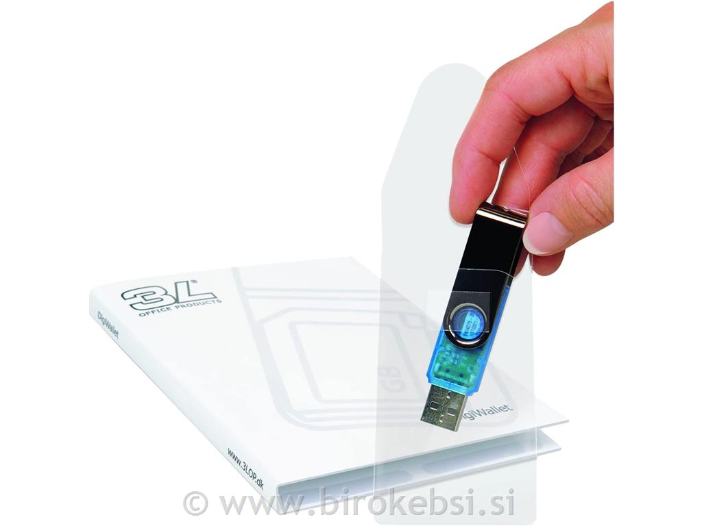 3L samolepilni žep za USB