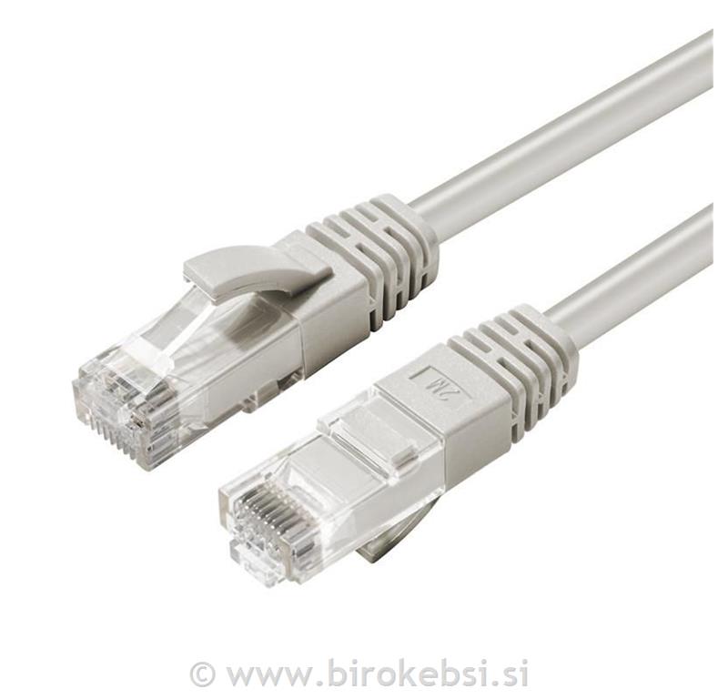 Omrežni kabel CAT6A U/UTP, 1,5m, siv