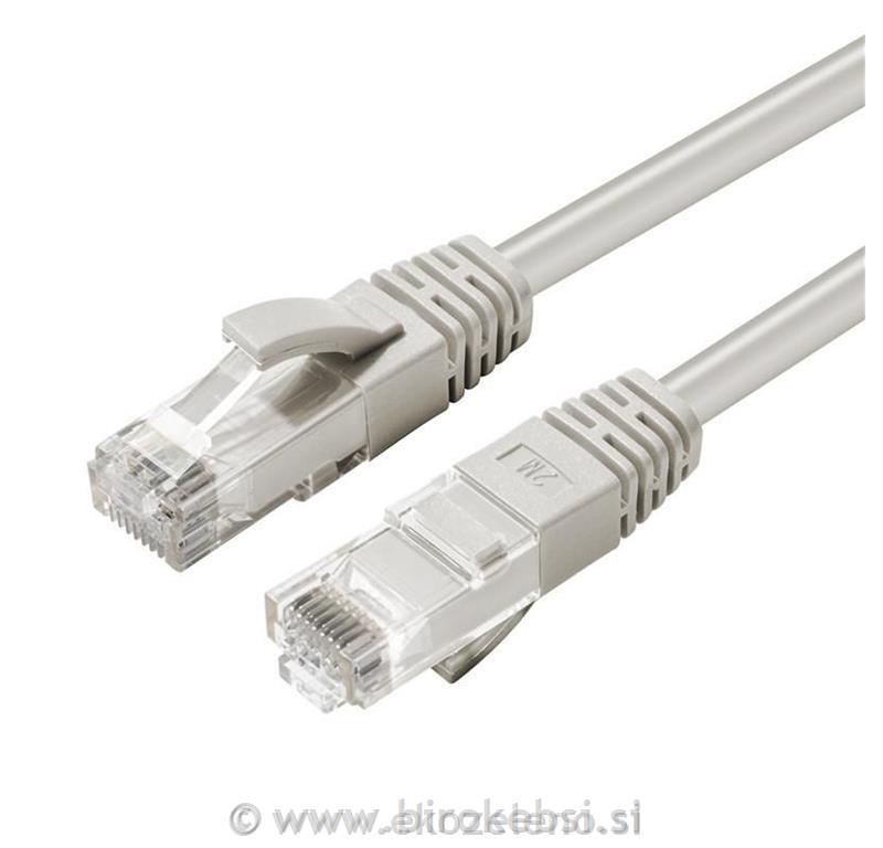 Omrežni kabel CAT6A U/UTP, 30m, siv