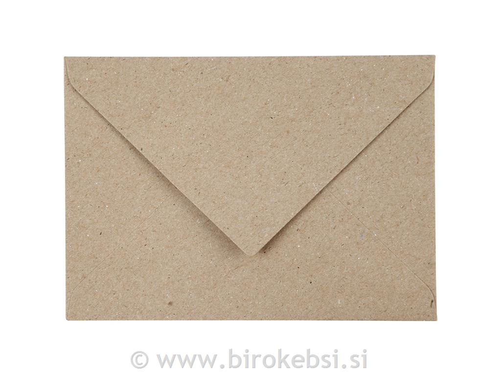 Reciklirana kuverta,C6 11,5x16cm,set 50