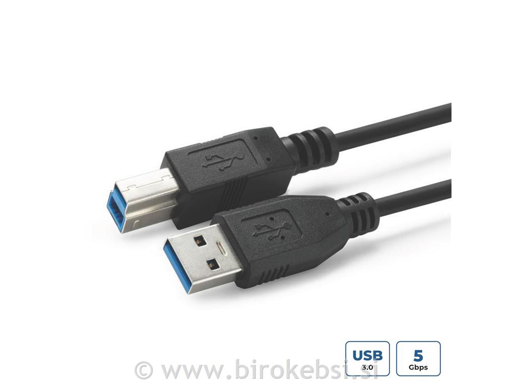 Kabel USB A-B 3.0, 0,5m