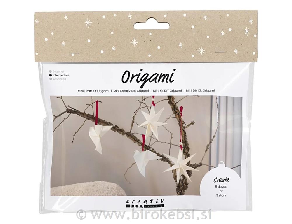 SET ZA USTVARJANJE - ORIGAMI
