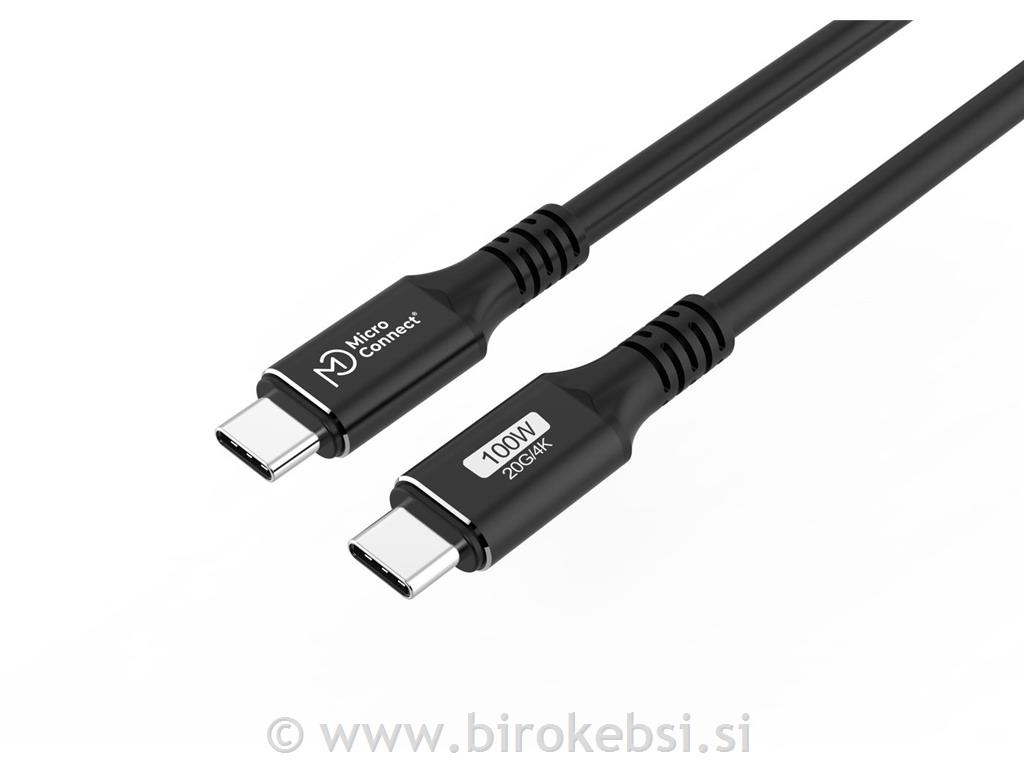 Premium kabel USB C-C 3.2 Gen2x2, 0,5m