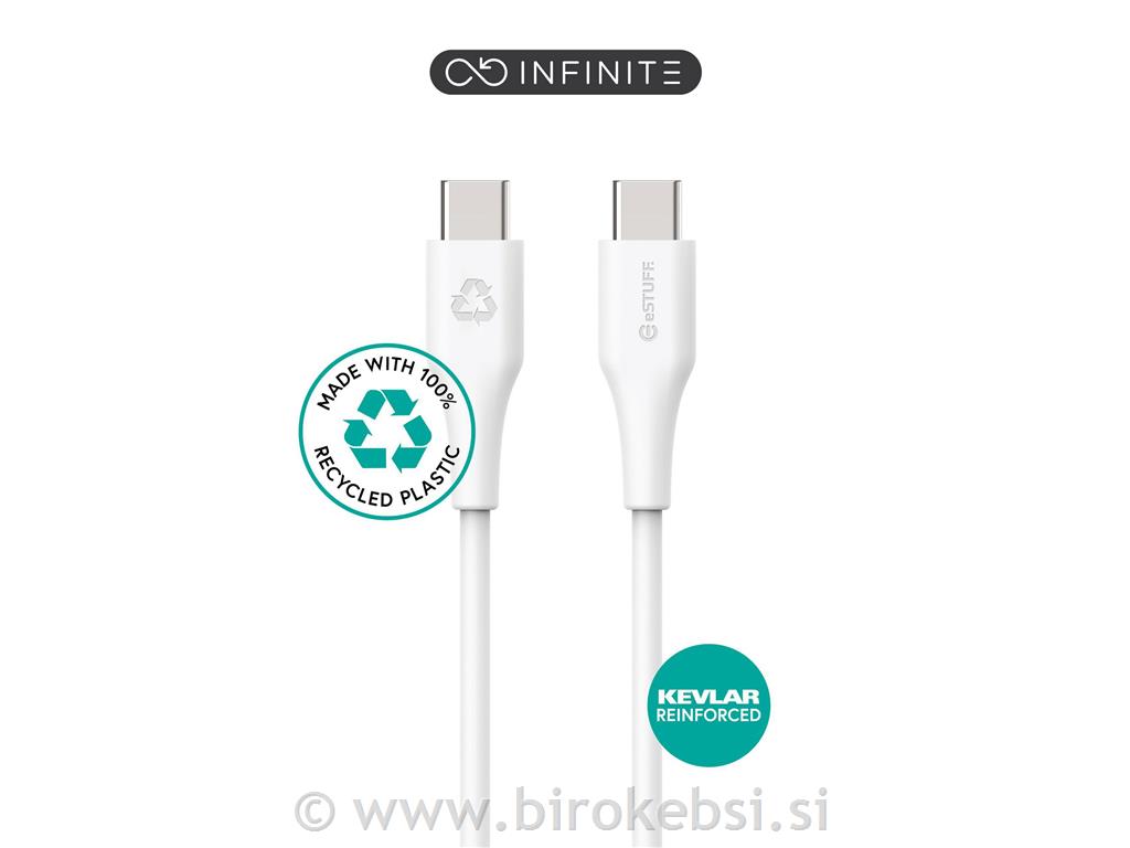 INFINITE kabel USB C-C 0,5m, bel