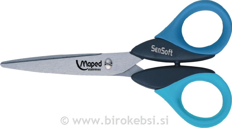 ŠKARJE MAPED SENSOFT 13CM-BLISTER
