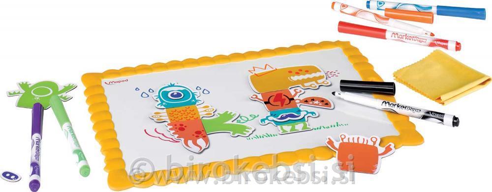 SET KREATIVNI MAPED MAGNETNA TABLA