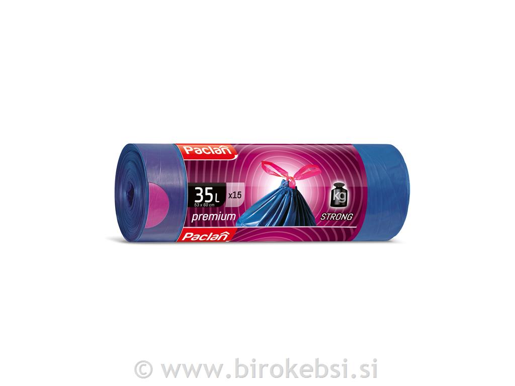 VREČKA ZA SMETI 35L MOČNEJŠE trak 1/15