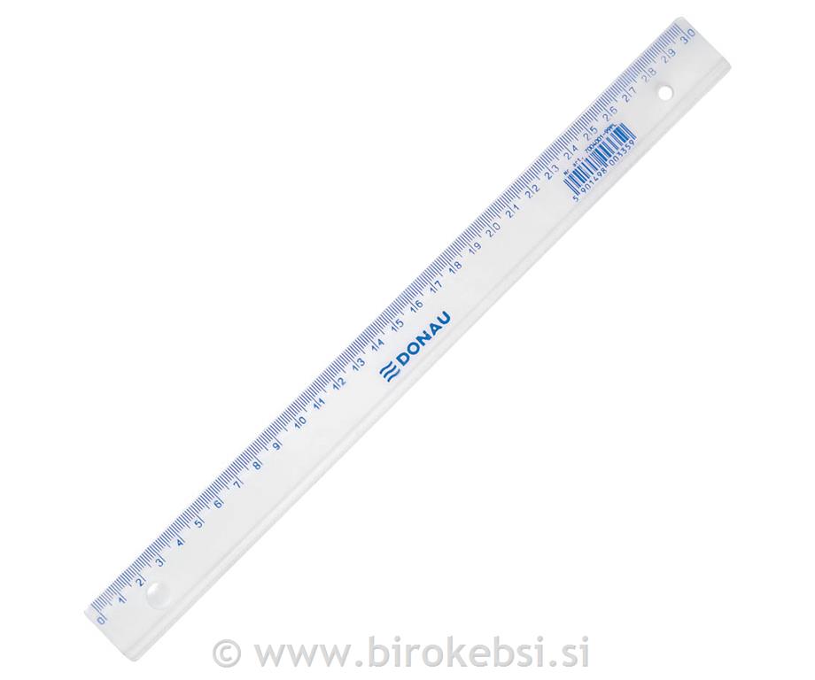 Ravnilo DONAU 30 cm prozorno