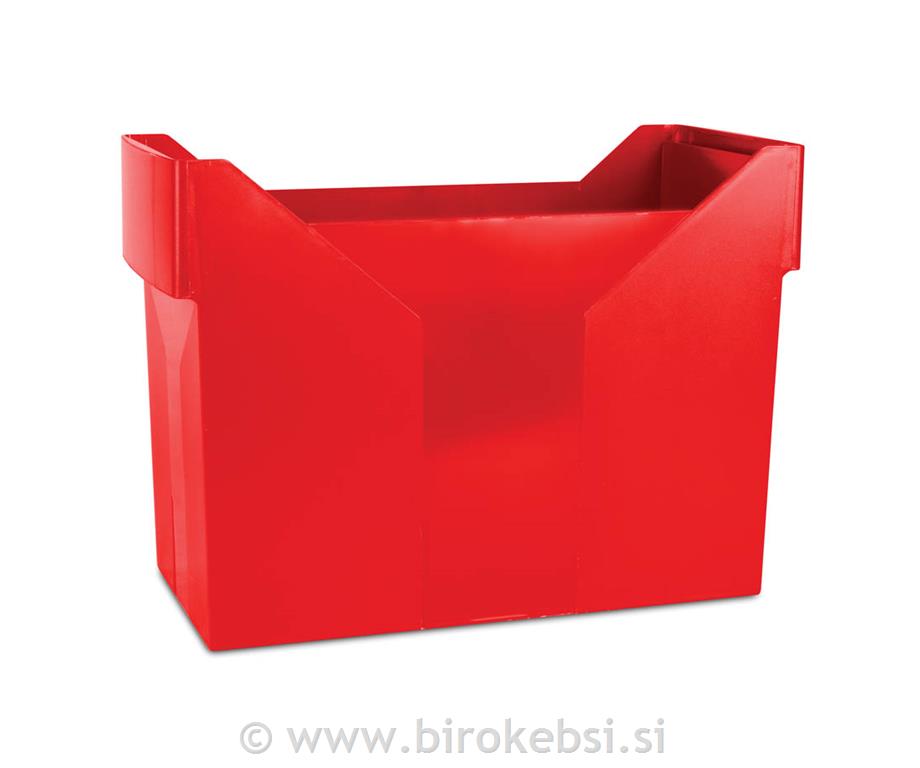 Škatla za viseče mape rdeča