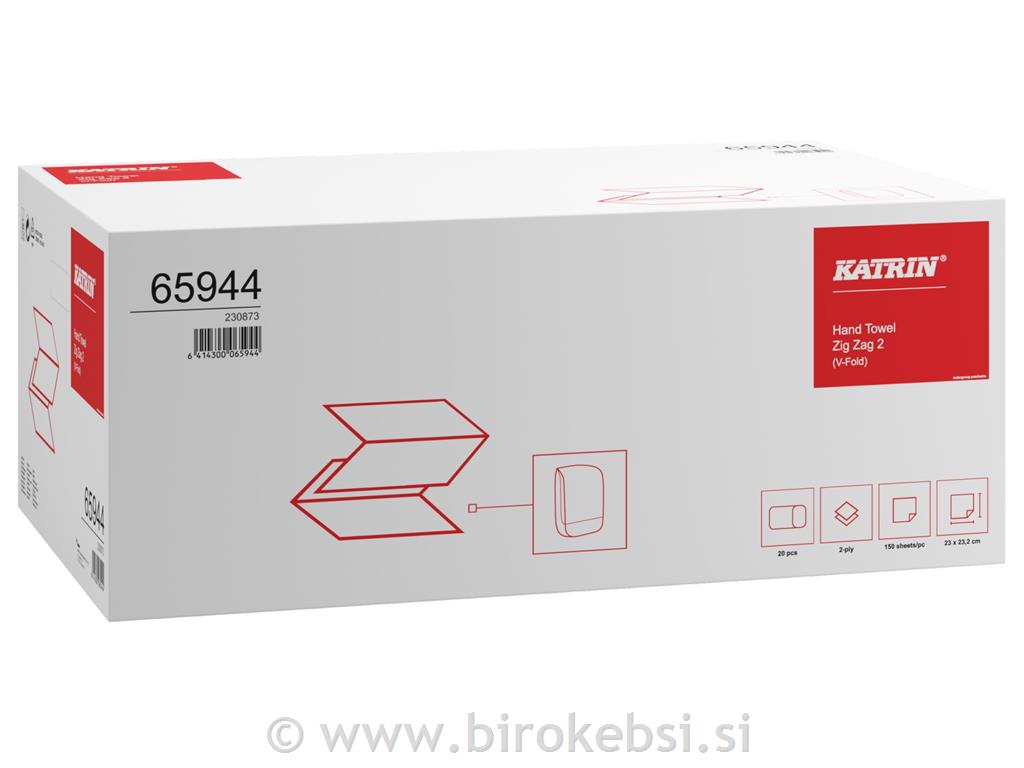 Zložene brisače "V" 2-slojne 3000/1 R/B