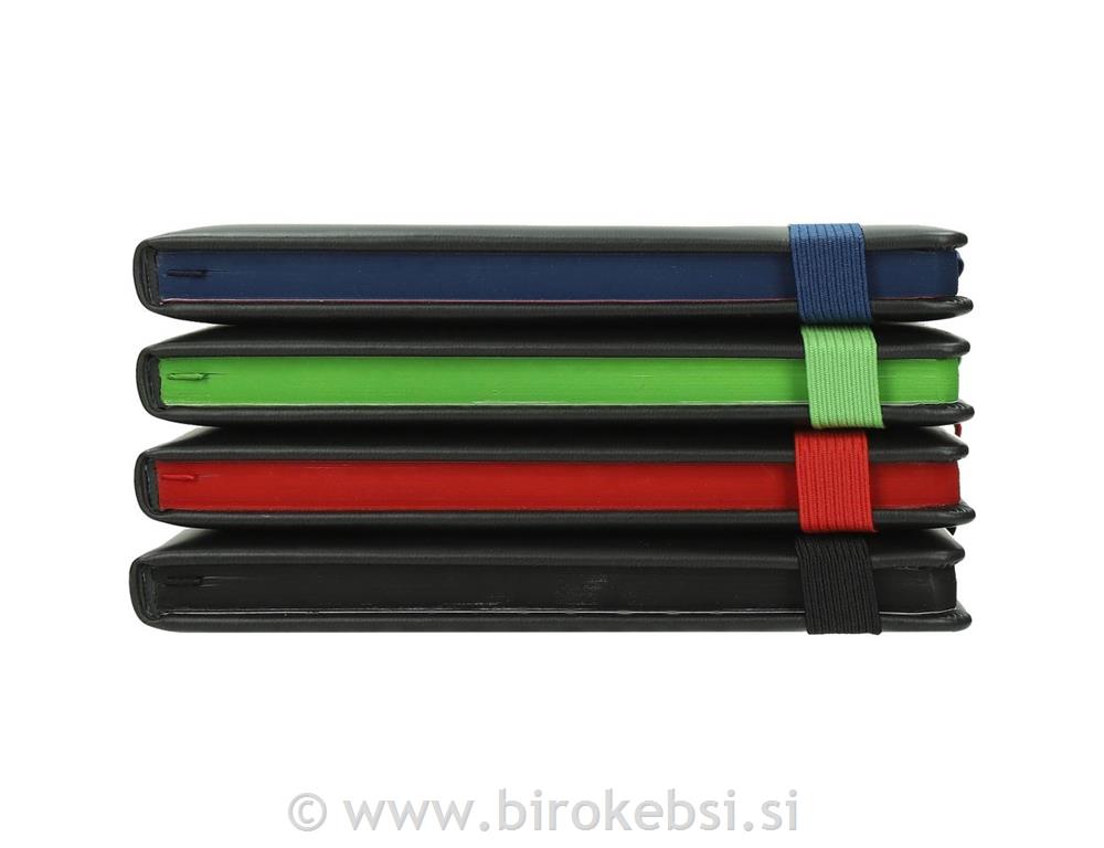 Notesnik B5 Flux Modra elastika