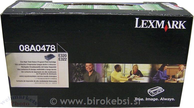 TONER LEXMARK 08A0478 E320/322 6K