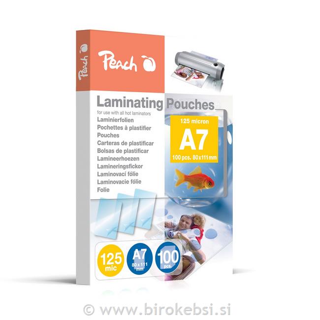 Žepki za plastificiranje A7 80 x 111mm 1