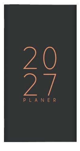PLANER SCRIBE 2027 ČRN