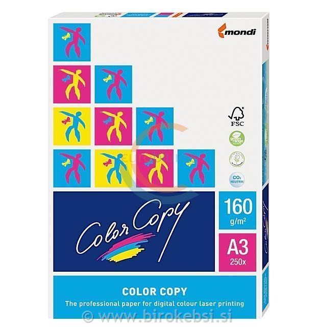 PAPIR A3 COLOR COPY MONDI 160gr. 1/250
