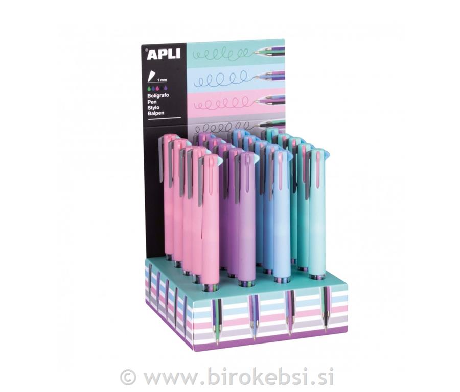Kemični svinčniki Nordik, 5 barv