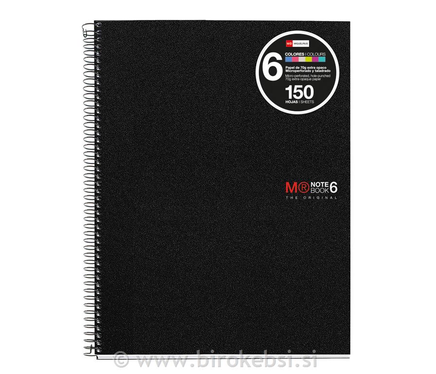 Zvezek A5, črtast, 150-listni, 70g,