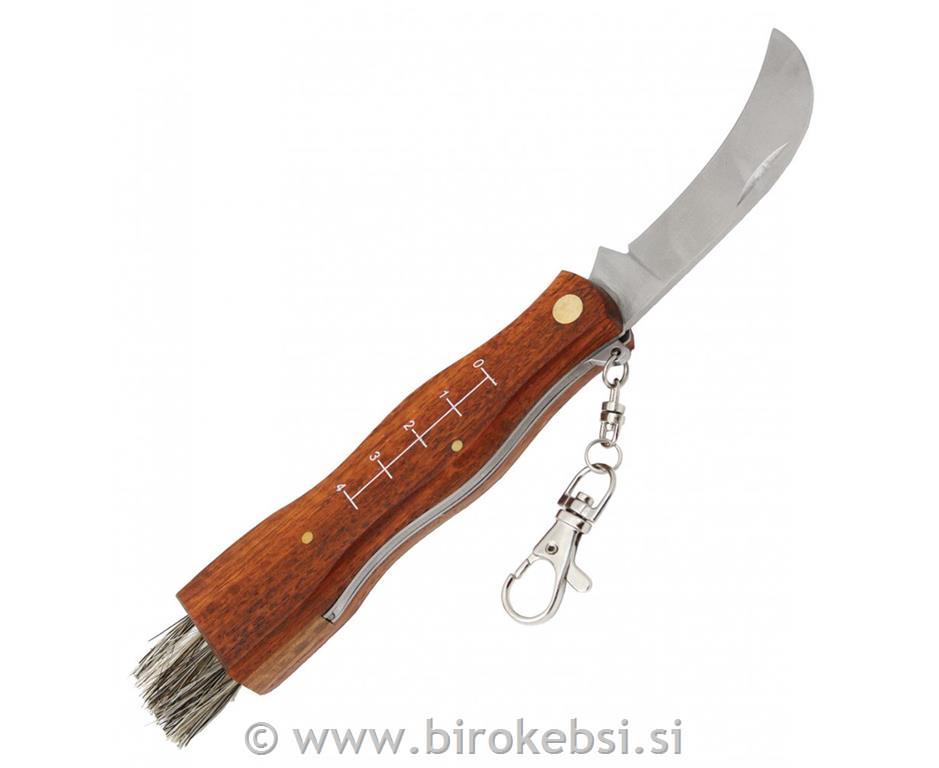 NOŽ ŽEPNI GOBARSKI S ŠČETKO