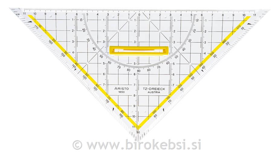 Geo-trikotnik z držalom, 25 cm