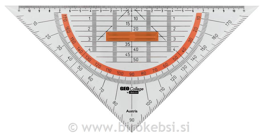Ravnilo Geotrikotnik GEOCollege 25cm