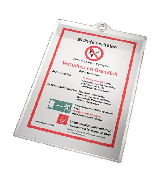 MAPA PVC U BENE Z OBEŠALNIKOM