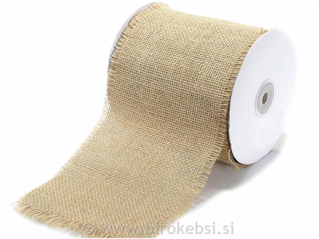 Darilni trak jute 125 mm, 10 m