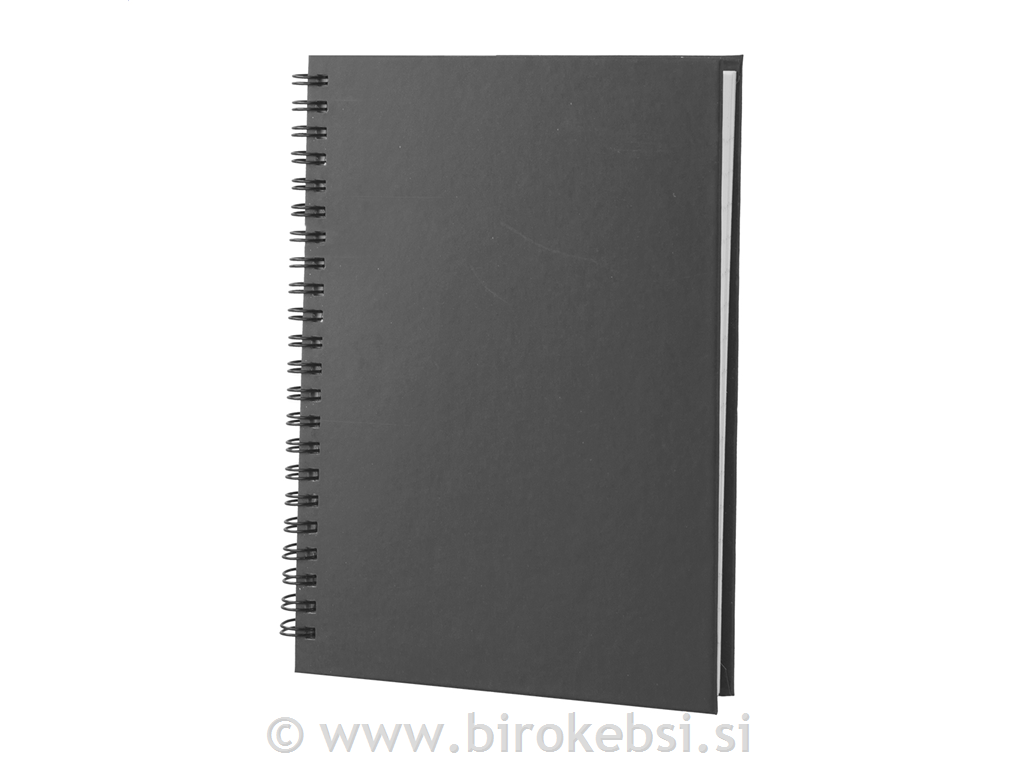 NOTES A5 CEDRUS S ŠPIRALO ČRNA