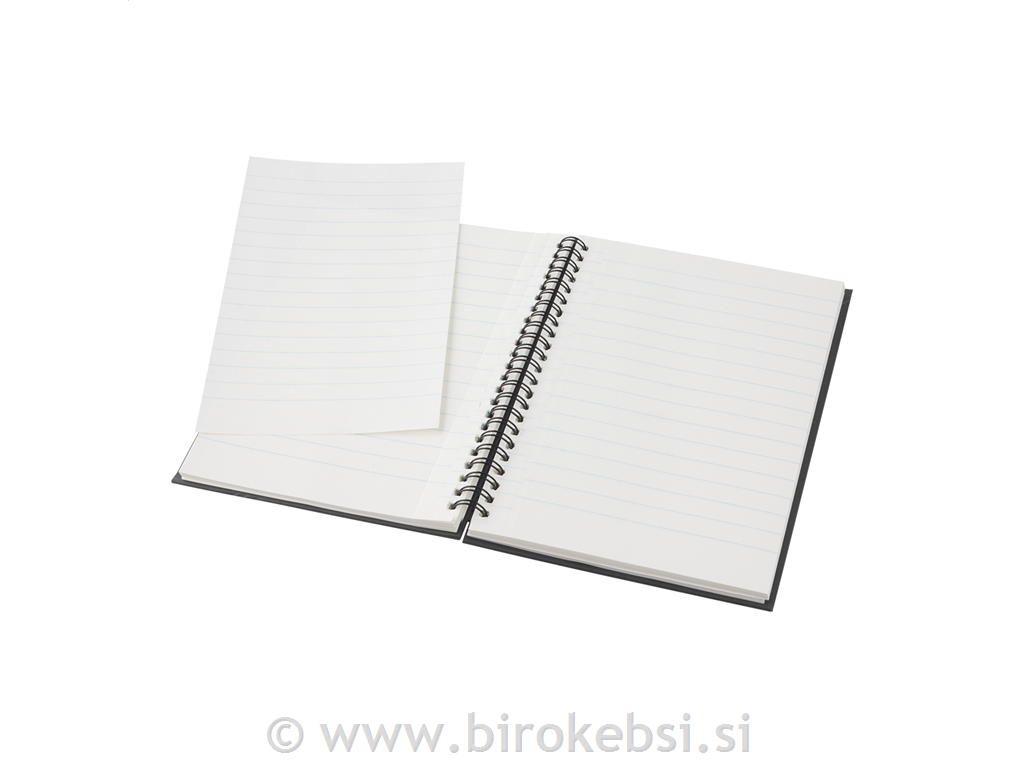 NOTES A5 CEDRUS S ŠPIRALO ČRNA